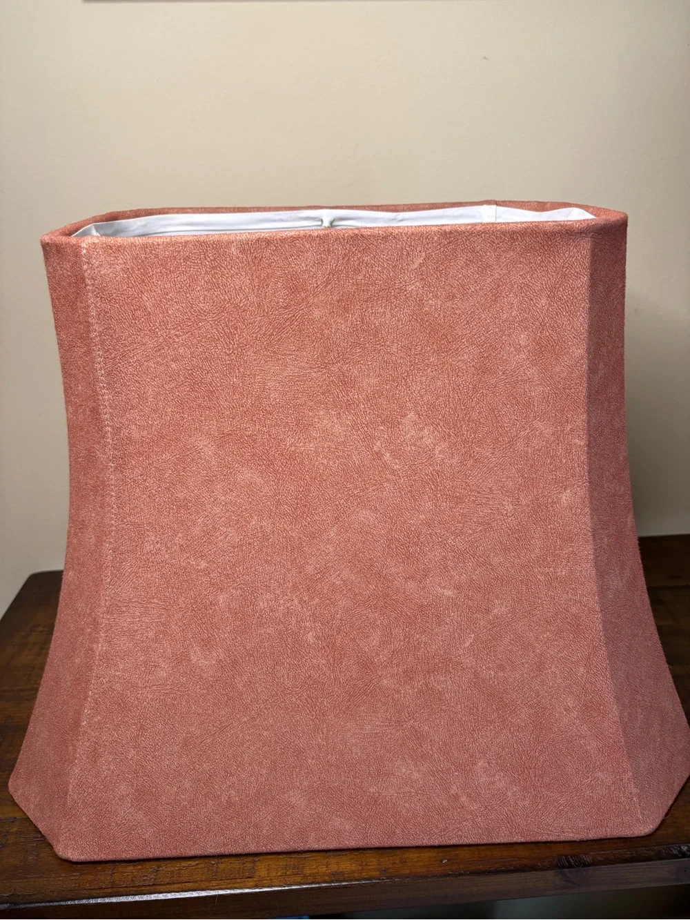 Beautiful Suede Square/ Bell Shape Lamp Shade - Picture 1 of 11
